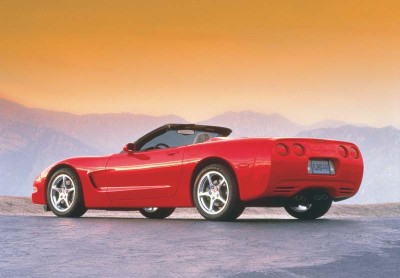 The 2001 Corvette convertible got a smoother-looking soft top with better sealing and sound insulation.