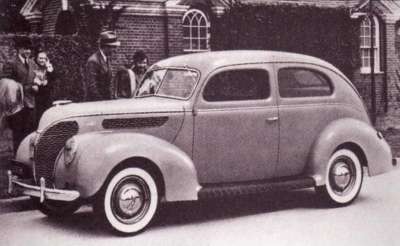 The 1938 Ford Tudor sedan was no longer offered in a DeLuxe model.