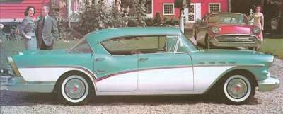 The 1957 Buick Super four-door hardtop was the only model to wear series identification on its bodysides.