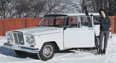 The 1963 Jeep Wagoneer came in a choice of two- or four-wheel drive, with two or four doors.