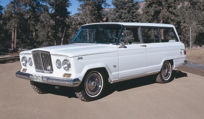 With the exception of adding air conditioning as an option, the 1964 Jeep Wagoneer mostly stood pat.