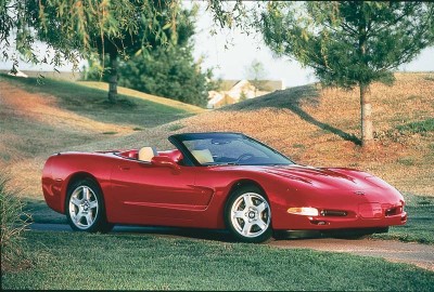 1998巡洋舰兑换炫耀的第一外部trunklid露天Corvette 36年。