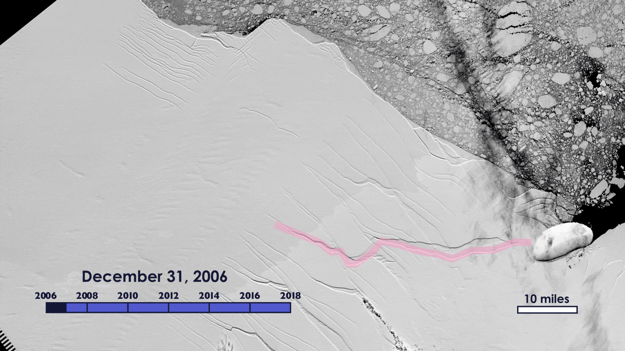 larsen c crack animation