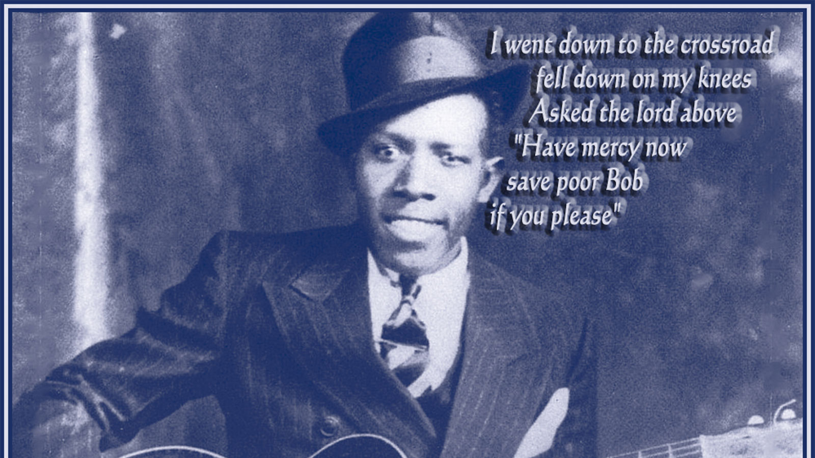 Robert Johnson - Cross Road Blues - blue version by Americana