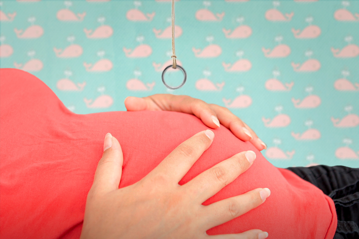 needle test to tell gender of baby