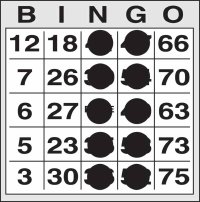 Online bingo games with different patterns