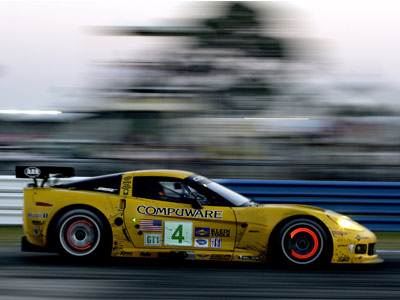 Ceramic brake pads may be expensive, but they can withstand the extreme heat generated by high-performance race cars.