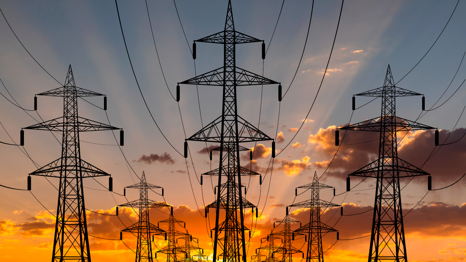 Power grid and electricity infrastructure energy crisis