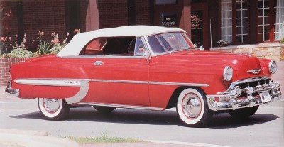 1953年的雪佛兰240 Bel Air敞篷车