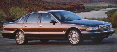 1996 Chevrolet Caprice sedan front view