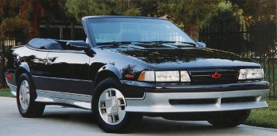 The 1989 Chevrolet Cavalier Z24 Coupe, part of the 1989 Chevrolet Cavalier line.