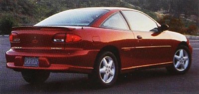 The 1996 Chevy Cavalier Z24 Coupe, part of the 1996 Chevy Cavalier line.