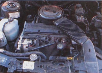 The 2.2-liter inline four engine.