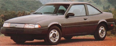 The 1991 Chevrolet Cavalier VL Coupe, part of the 1991 Chevy Cavalier line.