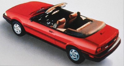 The 1991 Chevrolet Cavalier RS Convertible, part of the 1991 Chevy Cavalier line. 