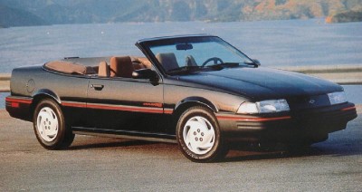 The 1993 Chevrolet Cavalier RS Convertible, part of the 1993 Chevrolet Cavalier line. 