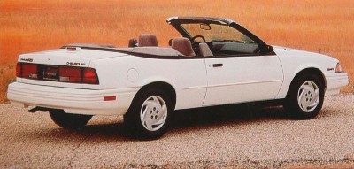 The 1994 Chevrolet Cavalier RS Series Convertible, part of the 1994 Chevrolet Cavalier line.