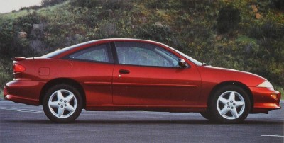 The 1996 Chevrolet Cavalier Z24 Coupe, part of the 1996 Chevy Cavalier line.