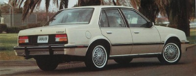 The 1982 Chevrolet Cavalier CL 4-door Sedan, part of the 1982 Chevrolet Cavalier line.