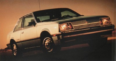 The 1983 Chevy Cavalier Coupe, part of the 1983 Chevy Cavalier line.