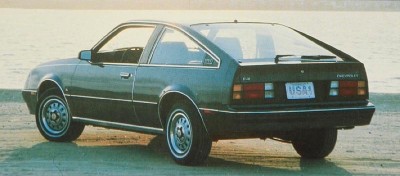 The 1983 Chevrolet Cavalier 3-door F-41 Hatchback, part of the 1983 Chevy Cavalier line.