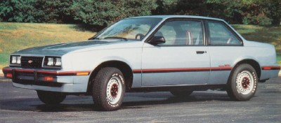 The 1985 Chevrolet Cavalier Type 10 Coupe, part of the 1985 Chevrolet Cavalier line.