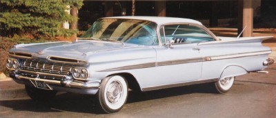 The 1959 Chevrolet Impala became a separate series, distinct from the Bel Air.