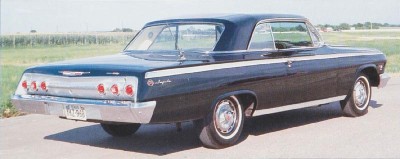 The 1962 Chevrolet Impala offered a Super Sport Trim Package.