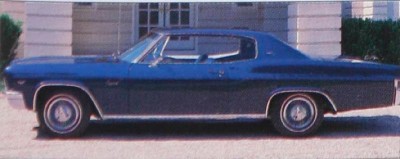 The 1966 Chevrolet Caprice Custom Coupe had its own distinct roofline.