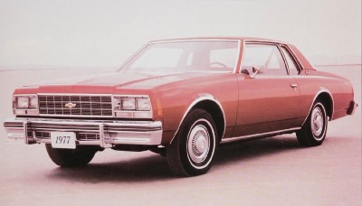 The 1977 Chevrolet Impala downsized the model but increased interior space.