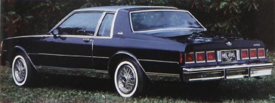 Chevrolet ditched the wraparound rear window for the 1980 Caprice Classic.