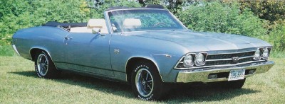 1969 Chevrolet Chevelle convertible with SS 396 package