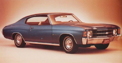 1971 Chevrolet Chevelle Malibu, front view