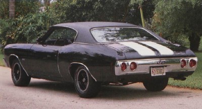 1971 Chevrolet Chevelle SS, rear view