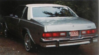 1978 Chevrolet Malibu Classic Landau Coupe, rear view