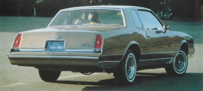 1981 Chevrolet Monte Carlo rear