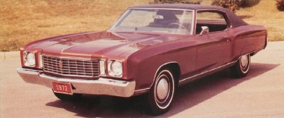 1972 Chevrolet Monte Carlo front