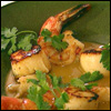 Southeast Asian Coconut and Lemongrass Broth with Scallops and Shrimp Southeast Asian Coconut and Lemongrass Broth with Scallops and Shrimp