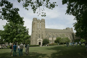 The campus of Duke University in Durham, N.C.