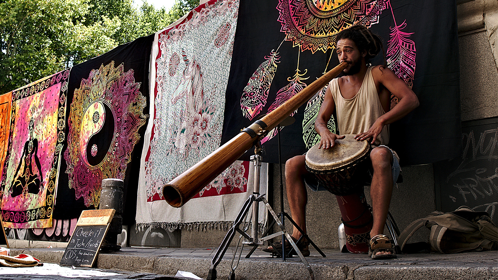 Traditional Didgeridoo Rhythms by Lewis Burns, Aboriginal Australian Artist  