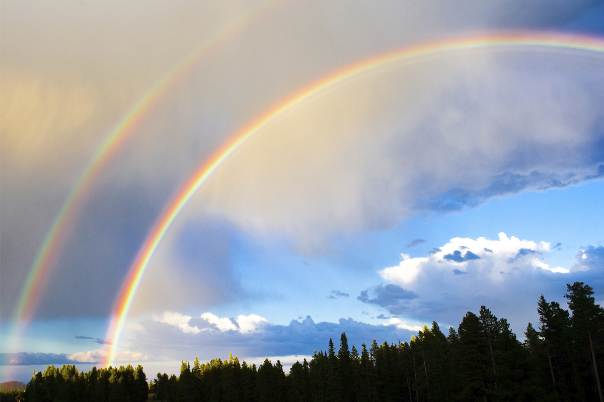 Photos: Rainbows—Multiple rainbows are a rarity