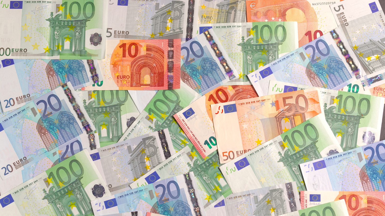 Euro currency on sale