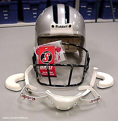 inside a qb helmet