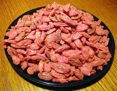 Dried goji berries