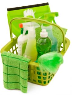 green household cleaners