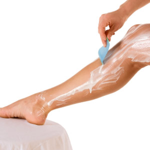 under legs hair removal