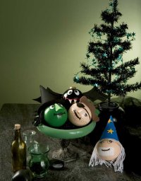 These fun ornaments will liven up your Halloween.