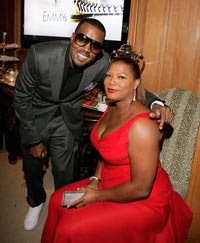 Kanye West and Queen Latifah