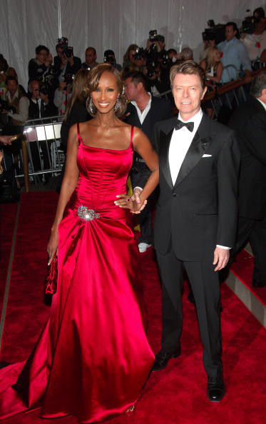 David Bowie and Iman David Bowie and Iman