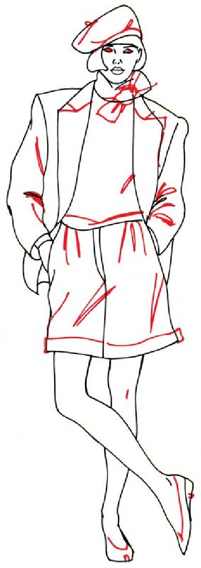 How To Draw People Teenage Girl In A Blazer And Shorts Howstuffworks